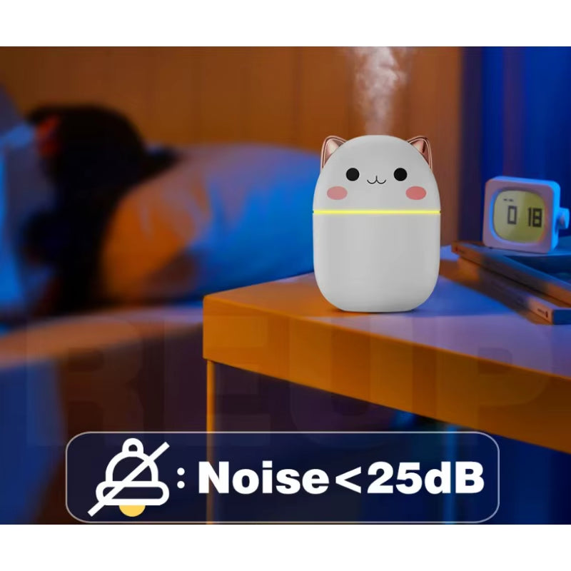 Kitten Humidifier Cute Air Humidifier Aromatherapy Humidifier Diffuser Essential Oil Diffuser Home Air Purifier