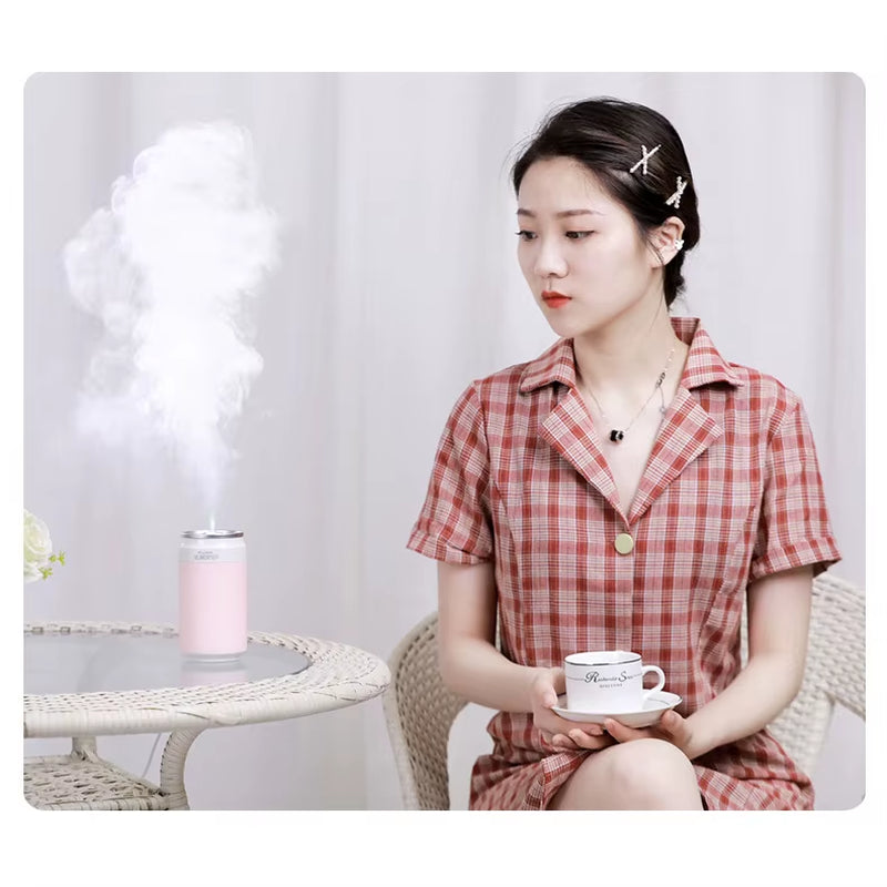 Electric Air Humidifier Portable Car Creative Cans Type Car Air Humidifier Diffuser Essential Oils Humidifier Scent Diffuser