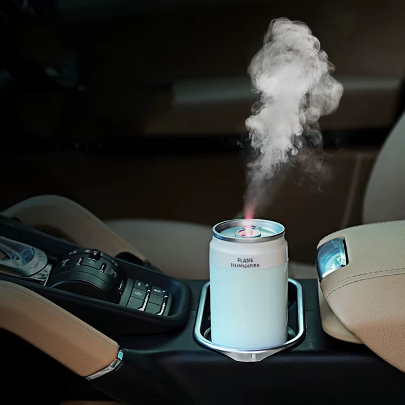 Electric Air Humidifier Portable Car Creative Cans Type Car Air Humidifier Diffuser Essential Oils Humidifier Scent Diffuser