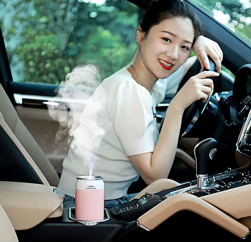 Electric Air Humidifier Portable Car Creative Cans Type Car Air Humidifier Diffuser Essential Oils Humidifier Scent Diffuser