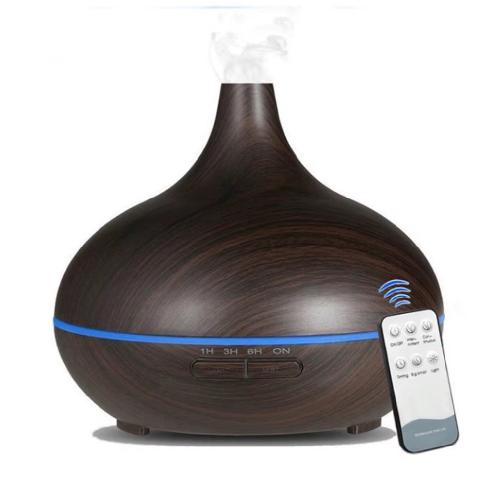 500Ml Air Humidifier USB Aroma Diffuser Essential Oil Diffuser with 7 Color LED Lights&Remote Control USB Powered Air Humidifier