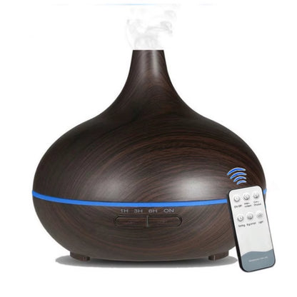 500Ml Air Humidifier USB Aroma Diffuser Essential Oil Diffuser with 7 Color LED Lights&Remote Control USB Powered Air Humidifier