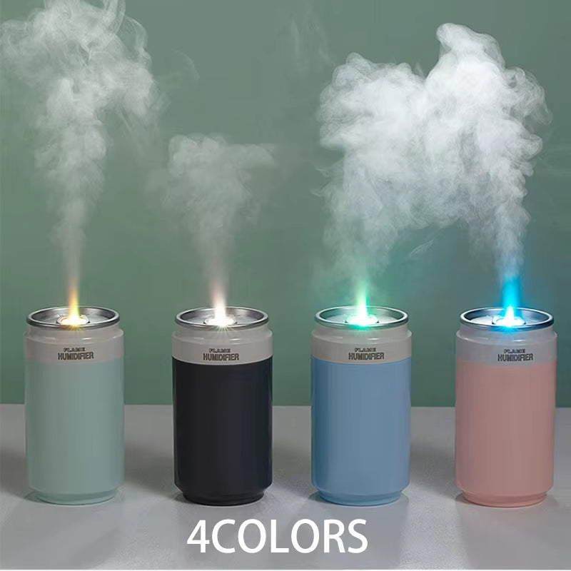 Electric Air Humidifier Portable Car Creative Cans Type Car Air Humidifier Diffuser Essential Oils Humidifier Scent Diffuser