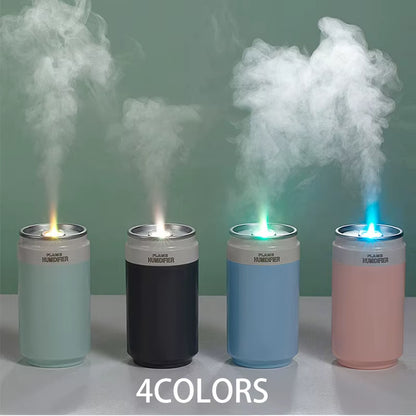 Electric Air Humidifier Portable Car Creative Cans Type Car Air Humidifier Diffuser Essential Oils Humidifier Scent Diffuser
