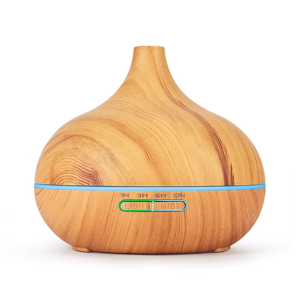 500Ml Air Humidifier USB Aroma Diffuser Essential Oil Diffuser with 7 Color LED Lights&Remote Control USB Powered Air Humidifier